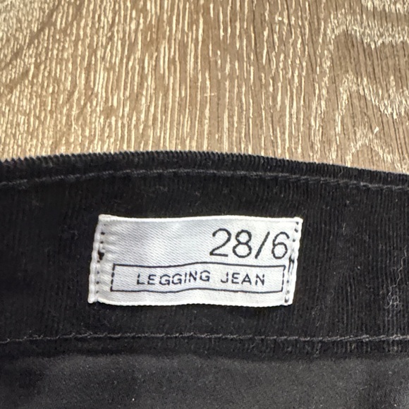 Women's Black Corduroy Pants - Picture 2 of 4